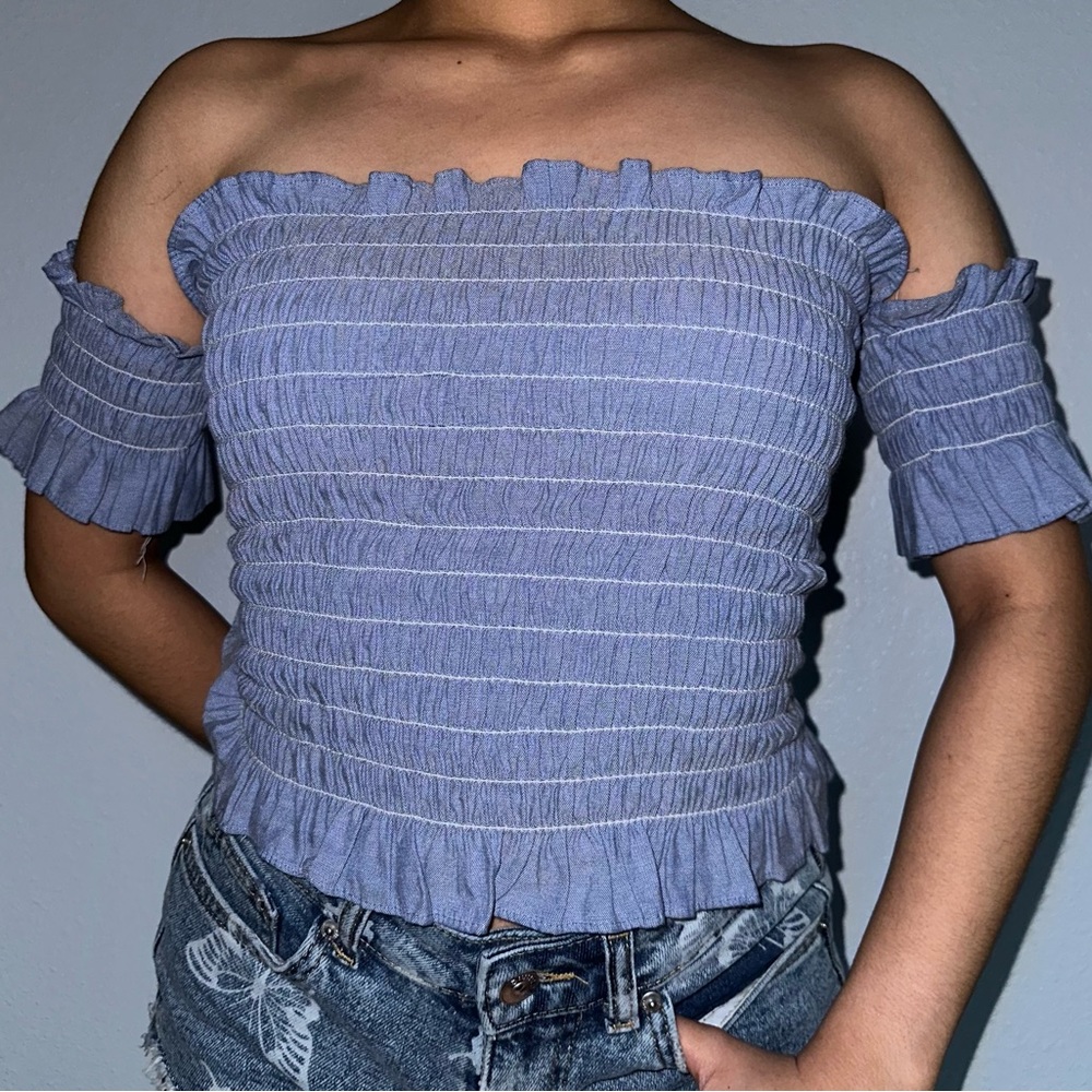 Blue Tube Top